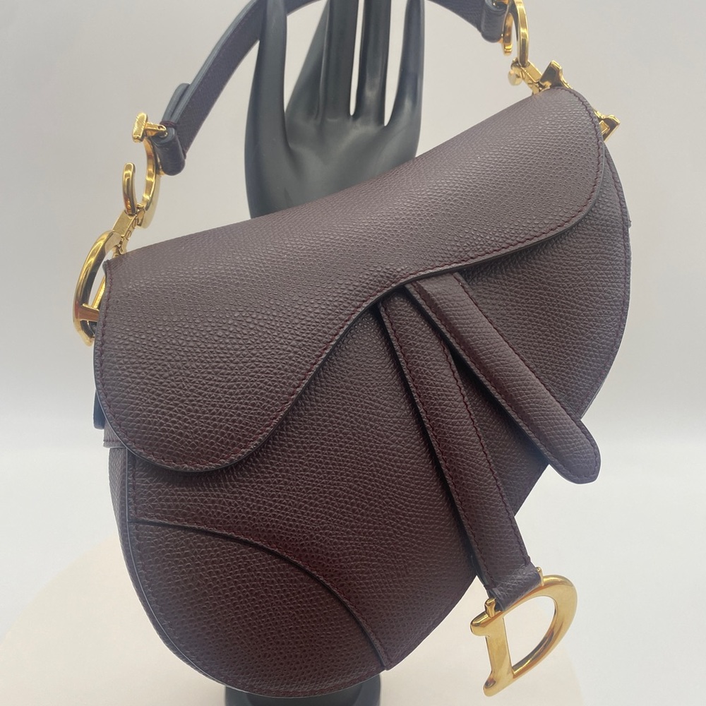 Dior mini size dark red